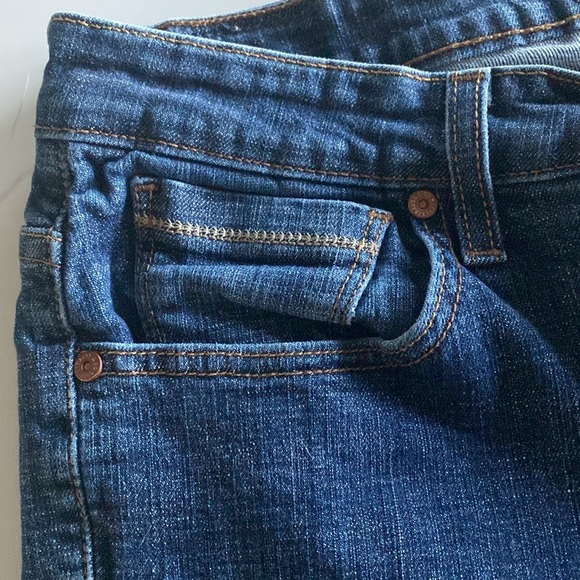 Levis 580 Womens Boot Cut Denim Jeans 16M Blue Stretch 5 pocket Western classic - Picture 7 of 13